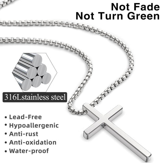 Black and Silver Cross