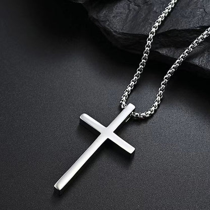 Black and Silver Cross
